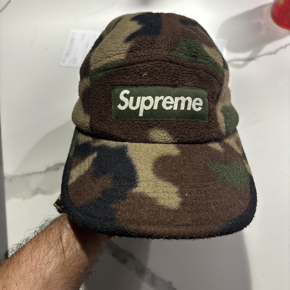supreme polartec Camo Hat Cap